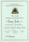 APSI Zertifikat